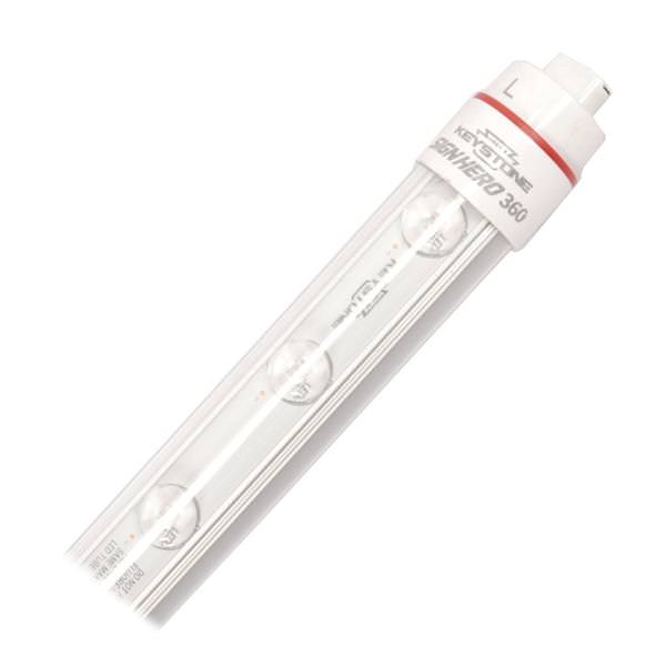 16 watt 120/277 volt 36" T8 Recessed Double Contact (R17d) Base 4000K Cool White Non-Dimmable LED Tube