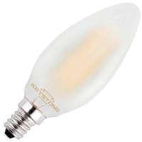 Keystone 5.5 watt 120 volt B11 Candelabra Screw Base 3000K Natural White Dimmable Filament LED
