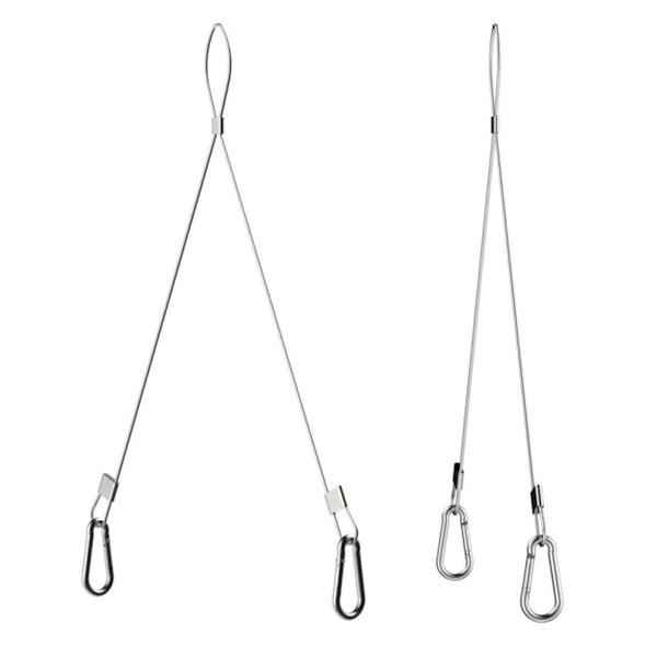 Aircraft Cable Hanging Kit for Keystone LED Panel Lights (2 Cable Set)