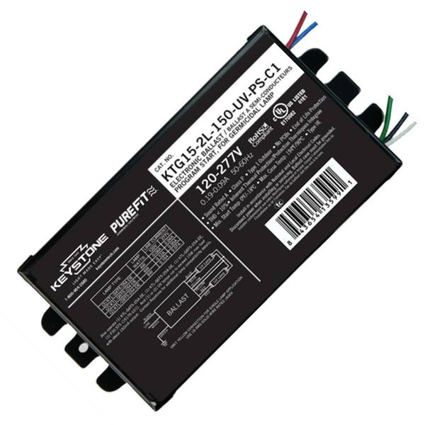 1-2 Lamp 15 watt 120/277 volt T5 Program Start Germicidal Lamp Ballast