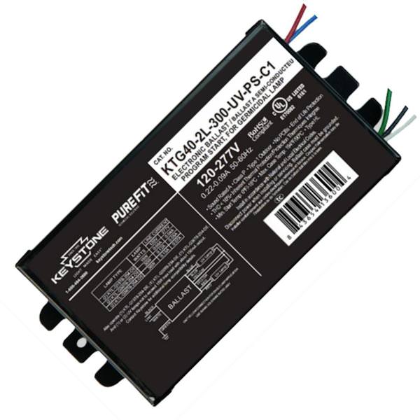 1-2 Lamp 40 watt 120/277 volt T8 Program Start Germicidal Lamp Ballast