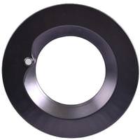 Keystone 6" Matte Black Trim For Commercial LED Downlight