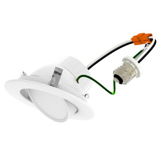 4" 8 watt 120 volt Medium Screw Base CCT Selectable Dimmable LED