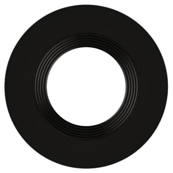 4" Matte Black Trim For LED Downlight