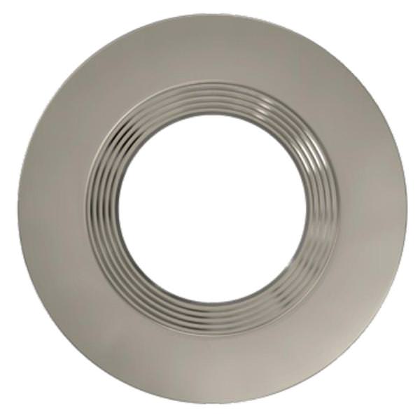 4" Brushed Nickel Trim For LED Downlight