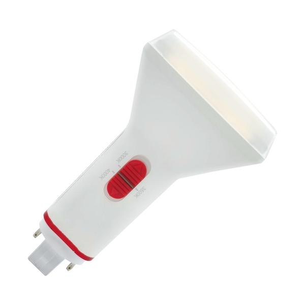 9.5 watt PL 4-Pin Base CCT Selectable Non-Dimmable LED