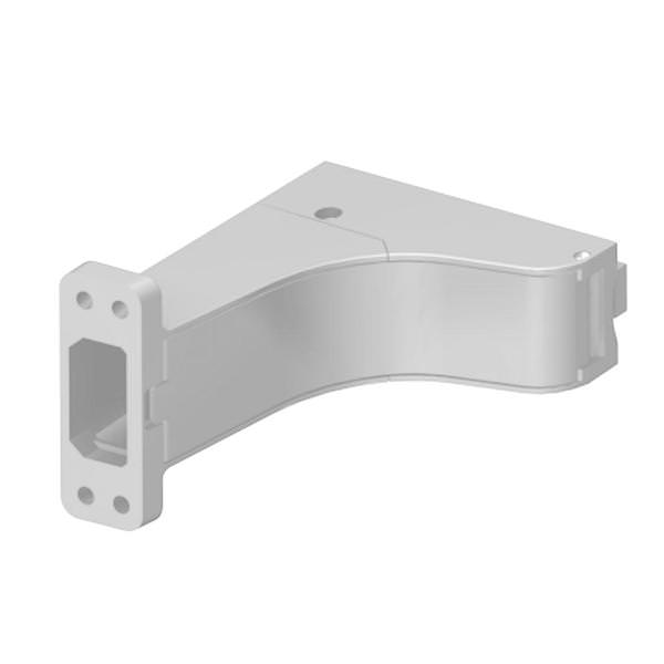 White Fixed Pole Mount Kit for Round or Square Pole