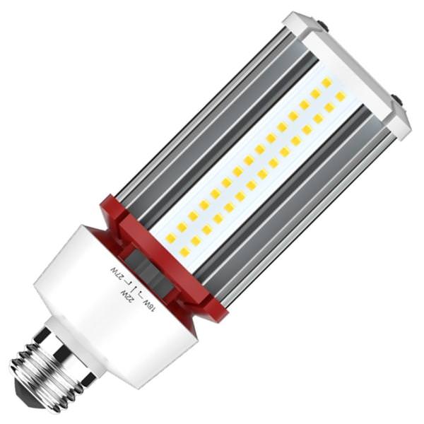 Selectable watt 120/277 volt Medium Screw Base 5000K Daylight Ballast Bypass Dimmable LED