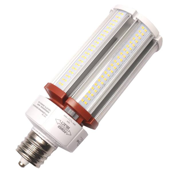 Selectable watt 120/277 volt Exclusionary Mogul Base 4000K Cool White Non-Dimmable LED