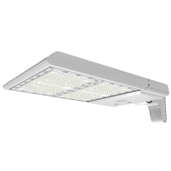 185/210/290 watt 120/277 volt CCT Selectable Pole Mounting White LED Area Light