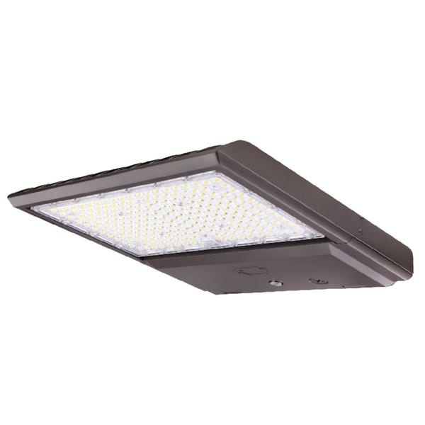 70/100/140 watt 277/480 volt CCT Selectable Bronze LED Area Light