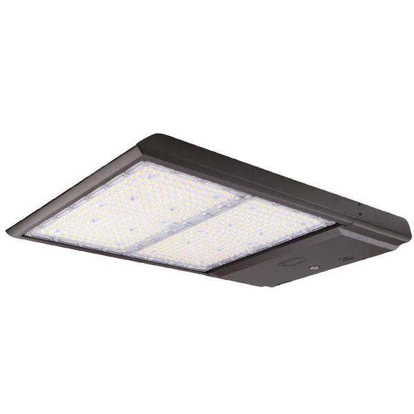 185/210/290 watt 277/480 volt CCT Selectable Bronze LED Area Light