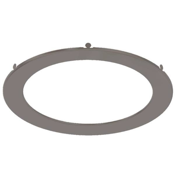 4"  Brushed Nickel Trim For LED Downlight