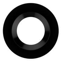 View 4" Matte Black Trim For LED Downlight