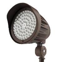 Keystone 15/20/25 watt 120/277 volt CCT Selectable Bronze With Photocell LED Bullet Flood Light
