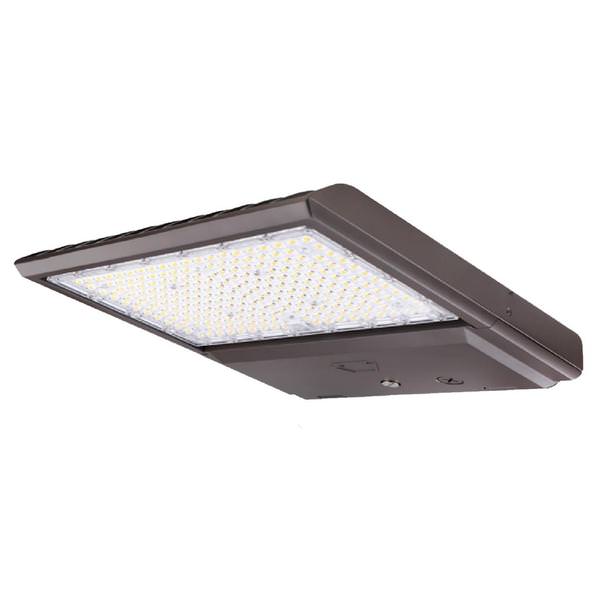 140 watt 277/480 volt 5000K Daylight Bronze Dimmable LED Area Light