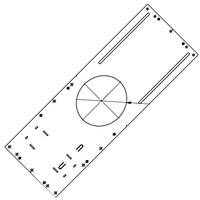 Keystone 4" Round New Construction Rough-in Mounting Plate