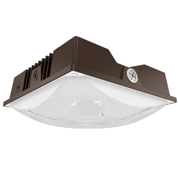40/50/60 watt 120/277 volt CCT Selectable Dimmable LED Canopy