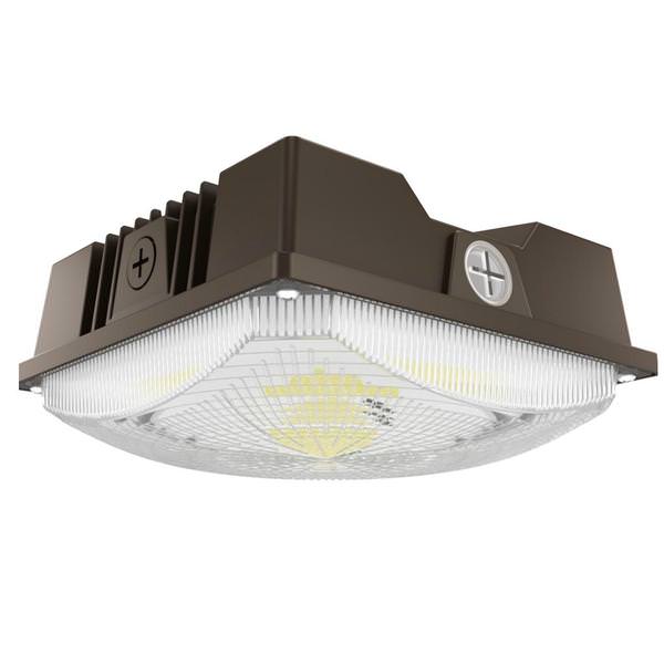 15/20/25 watt 120/277 volt CCT Selectable Dimmable LED Canopy