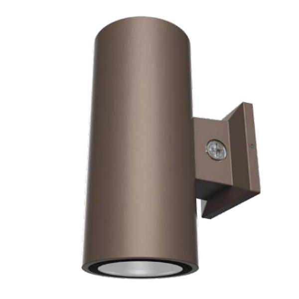 Selectable Wattage 120/277 volt CCT Selectable Bronze Non-Dimmable LED Sconce