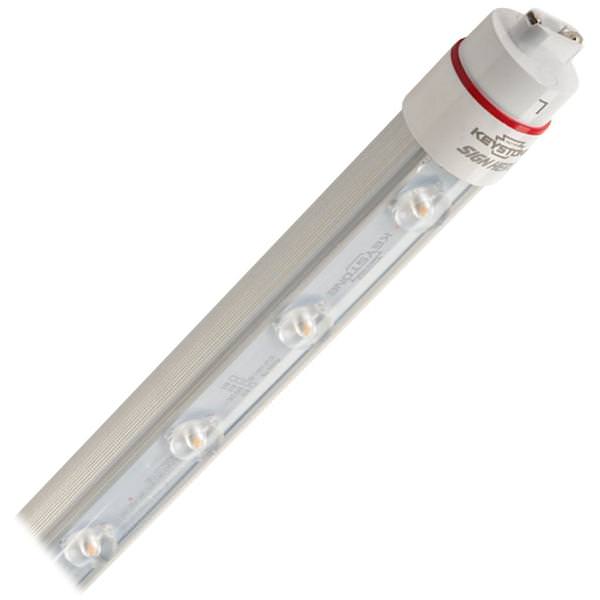 25 watt 120/277 volt 117" T8 Recessed Double Contact (R17d) Base 6500K Daylight Non-Dimmable LED Tube