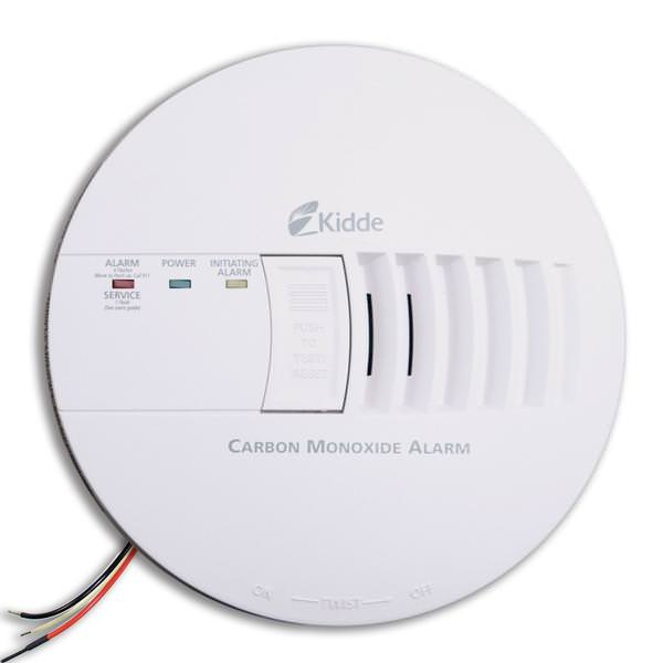 120 volt Carbon Monoxide Alarm with Battery Backup (9V Battery Included)
