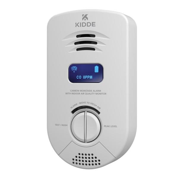 120 volt Plug In Digital Display Air Quality Monitor Carbon Monoxide Alarm (10 Year Battery Backup Included)