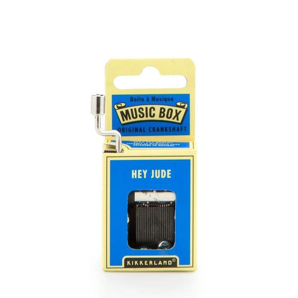 8.9" Hey Jude Crank Galvanized Steel Music Box