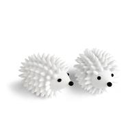 Kikkerland 7.99" White Hedgehog Dryer Buddies (2 Pack)