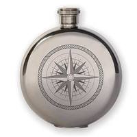 Kikkerland 5oz Compass Kikkerland Flask 