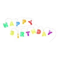 Kikkerland 10 Light 4' Happy Birthday String Set