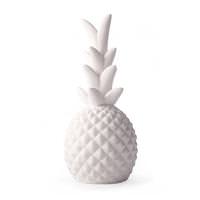 Kikkerland 7.25" Pineapple Warm White LED Decorative Desk Lamp