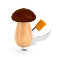 Kikkerland Mushroom Tool Keychain