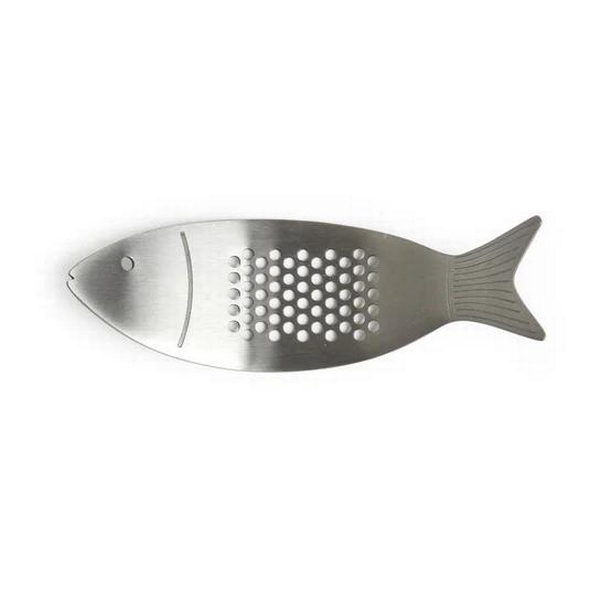 7.95" Fish Garlic Press Kikkerland 