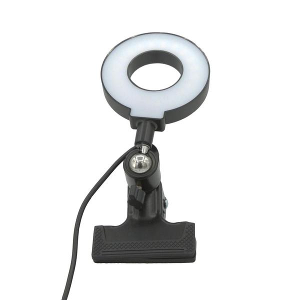 8.6" Black Selfie Ring Light