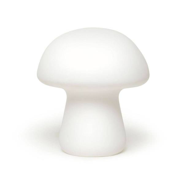4" Medium Mushroom Warm White LED Decorative Desk Lamp