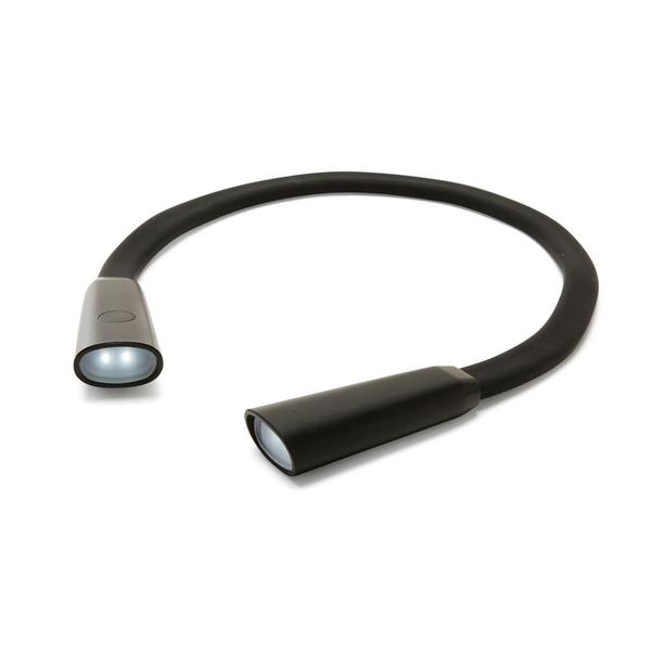 21" Black Rechargeable USB 2 Light Modes Hands-Free Book Light