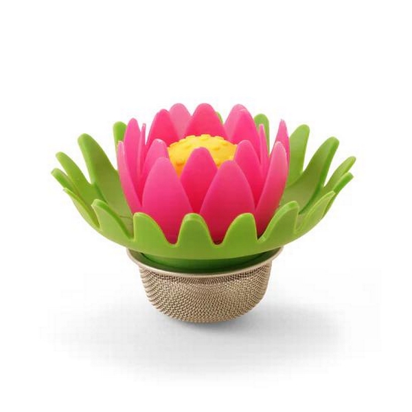 4.33" Multicolor Lotus Tea Infuser
