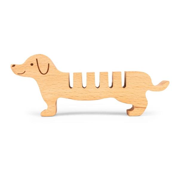 Wooden Dog Multi Cord Holder