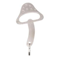 Kikkerland Silver Mushroom Keychain Bottle Opener