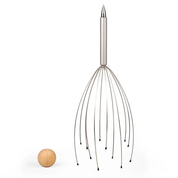 Silver Head Massager Pen