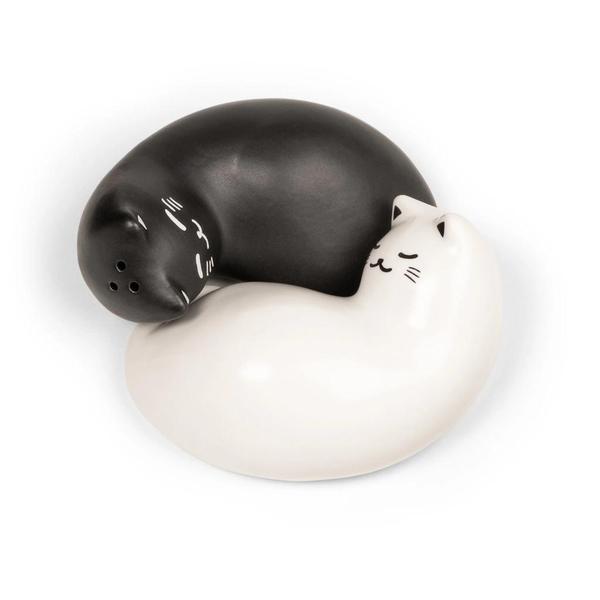 Black and White Purrfect Salt & Pepper Shakers