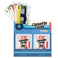 Kikkerland 4.96" Cassette Playing Cards