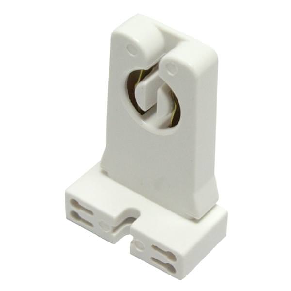 Medium Bi-Pin Lampholder 326-S White H&H