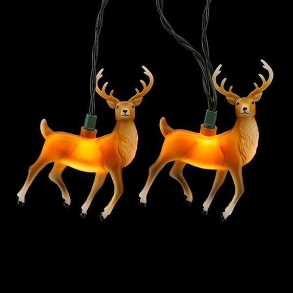 10 Light Reindeer String Set