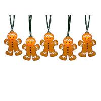 Kurt S. Adler 10 Light Green Wire Gingerbread Man String Set