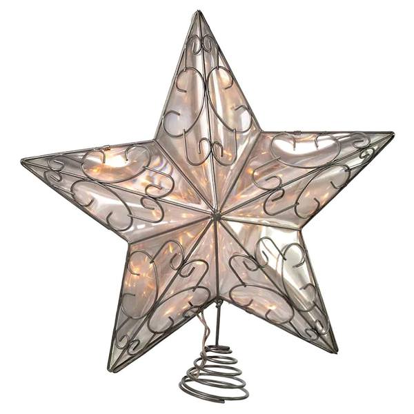 10 Light 11" Star Christmas Tree Topper