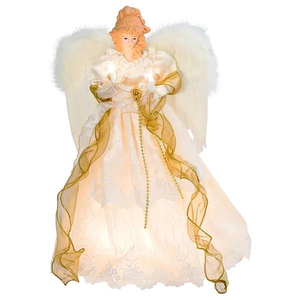 10 Light 16.5" Angel Christmas Tree Topper