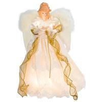 Kurt S. Adler 10 Light 16.5" Angel Christmas Tree Topper
