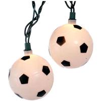 Kurt S. Adler 10 Light Green Wire Soccer Ball String Set